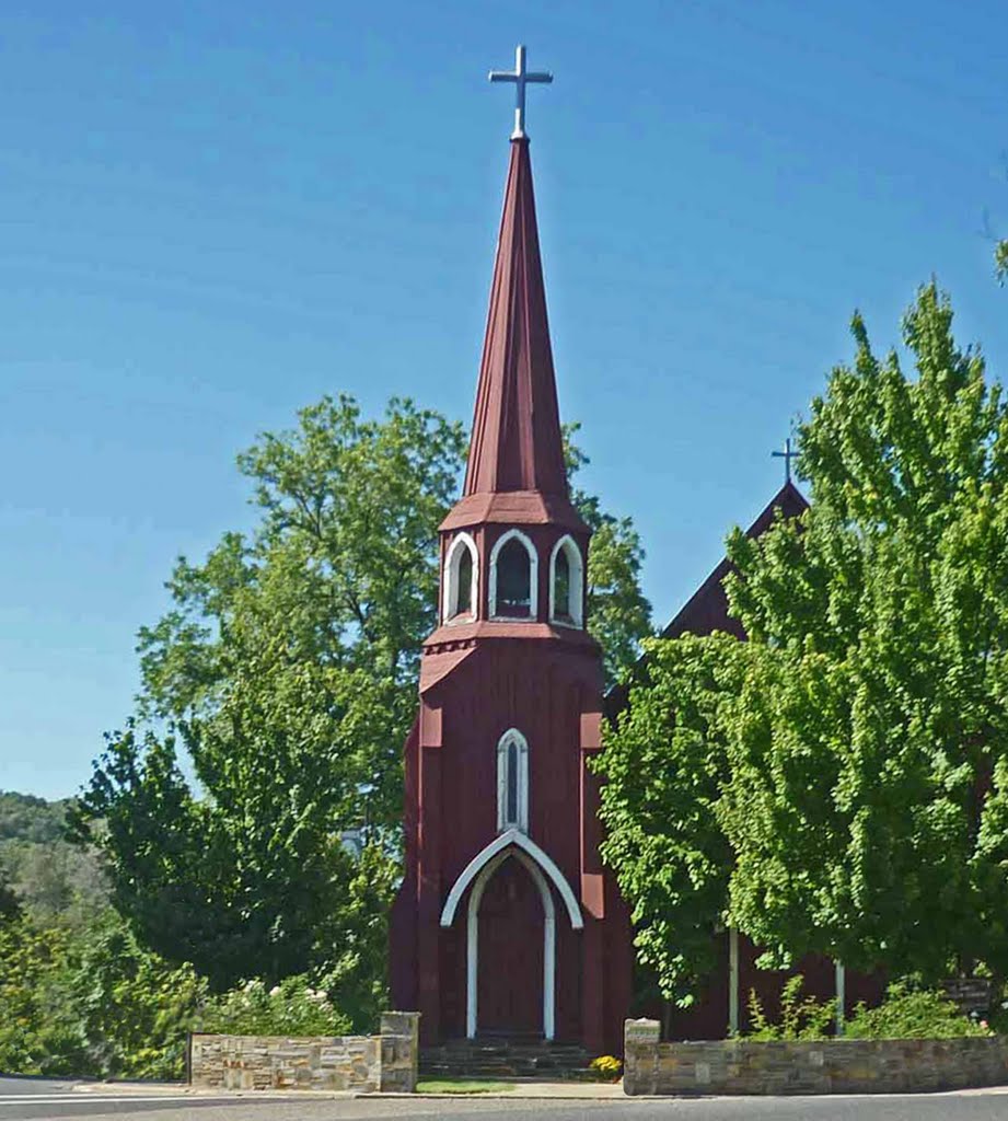 The famous red church of Sonora by Bill Cook