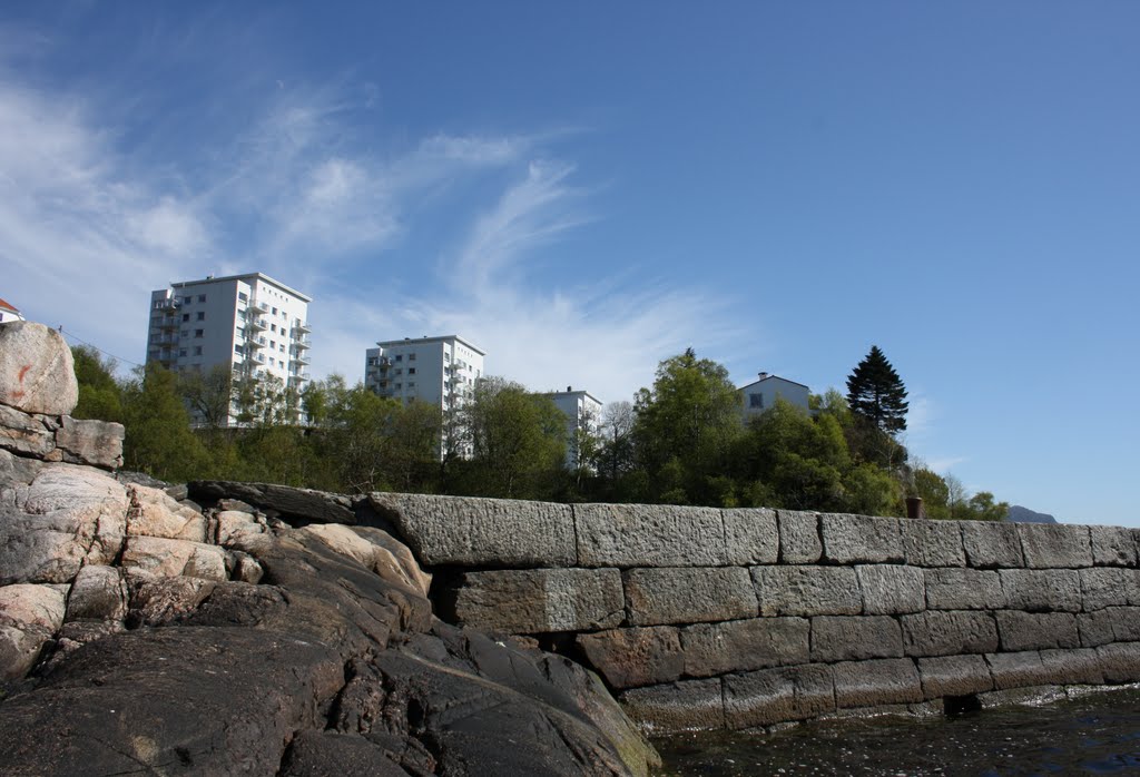 Houses on Fagernes by Mona Lygre