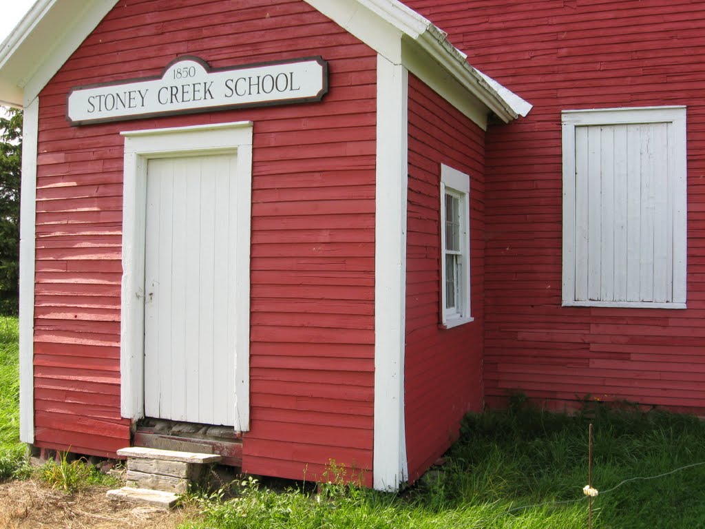 Stoney creek school 1850 by Le marcheur