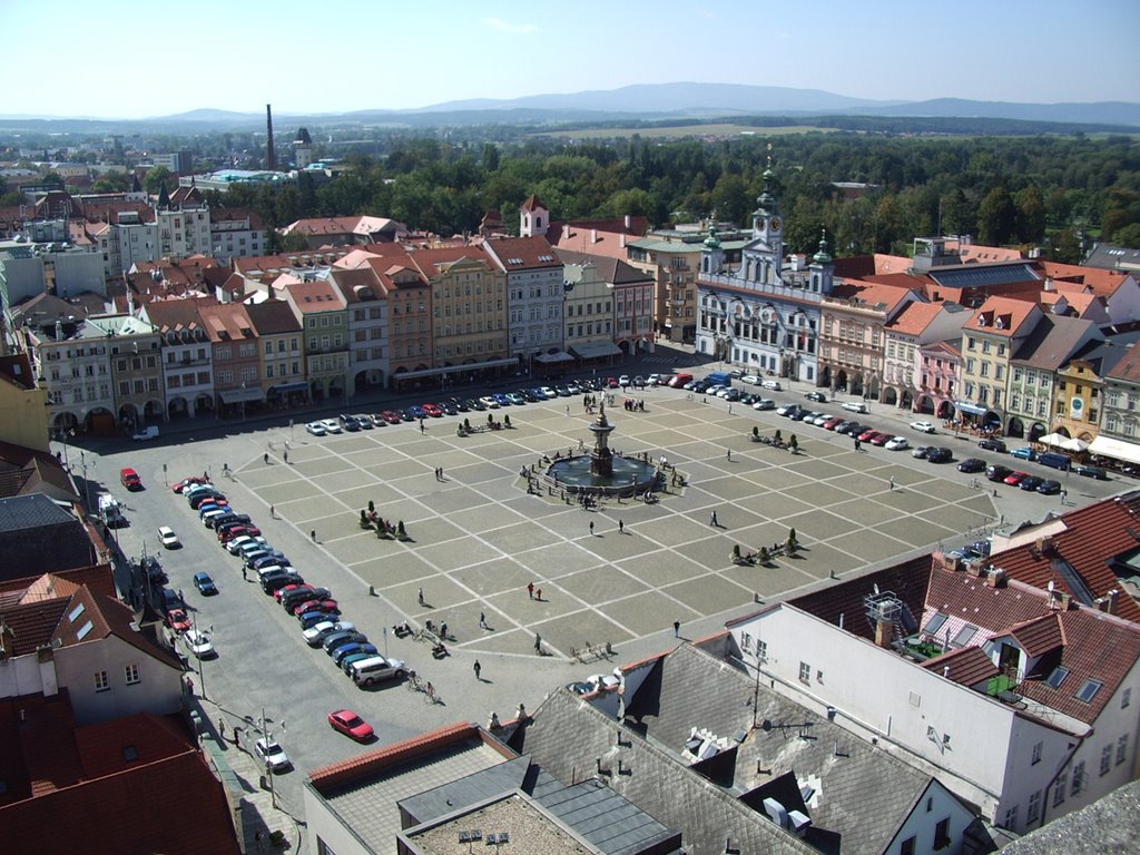 Чехия, Ческе Будеёвице. Центральная площадь / Cheske Budejovice, Central Square by Igor Studenov