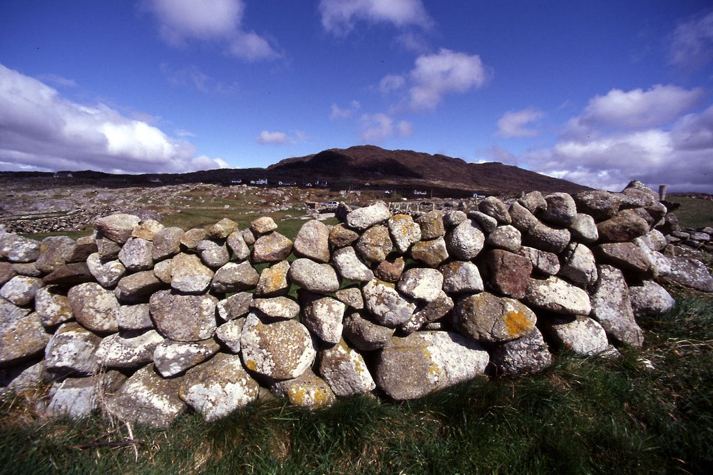 Ancient Wall, Connemara by David Land