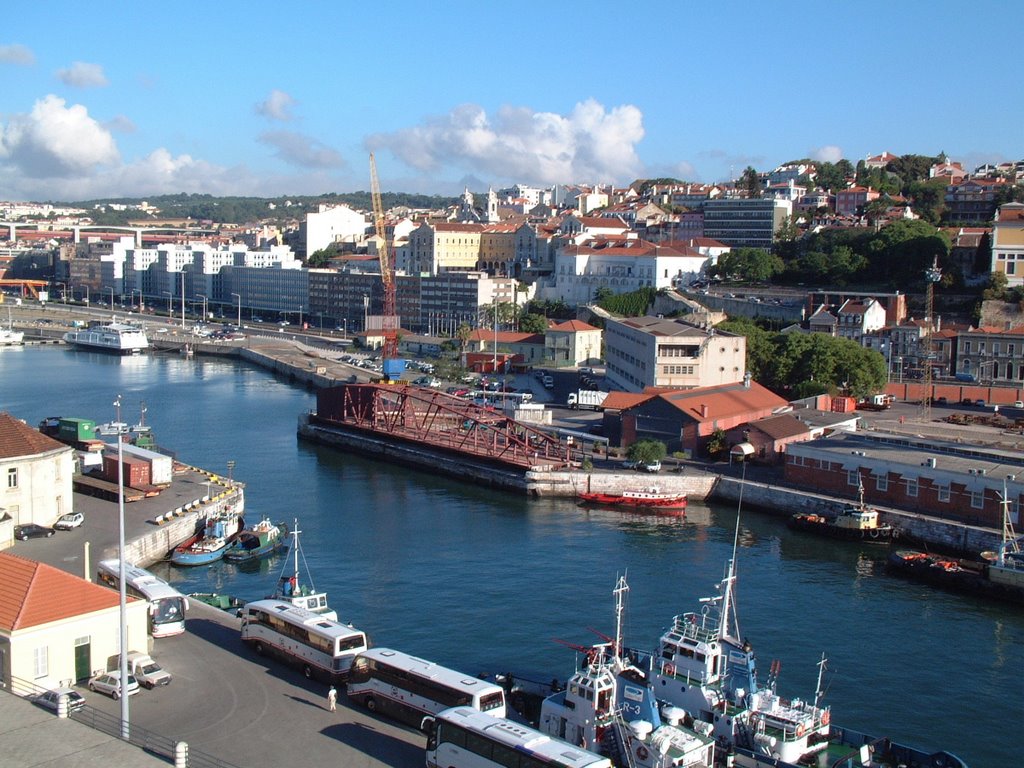 Lisbon docks by Tets