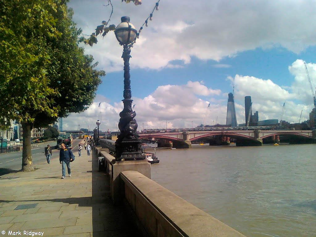 The River Thames from the North Bank (4) by Mark Ridgway