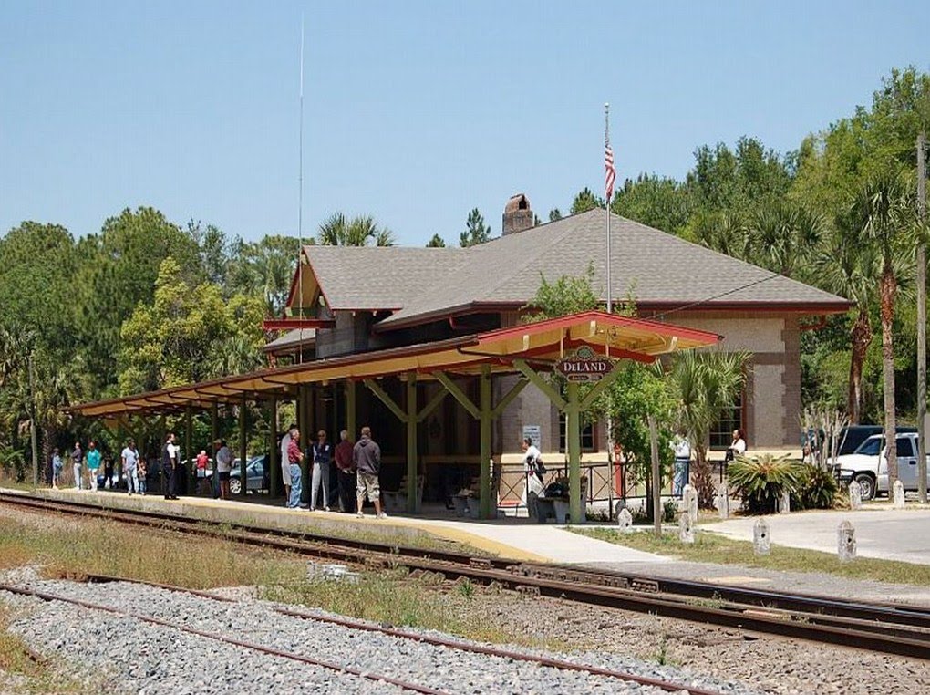 Amtrak Train Station at DeLand, FL by Scotch Canadian