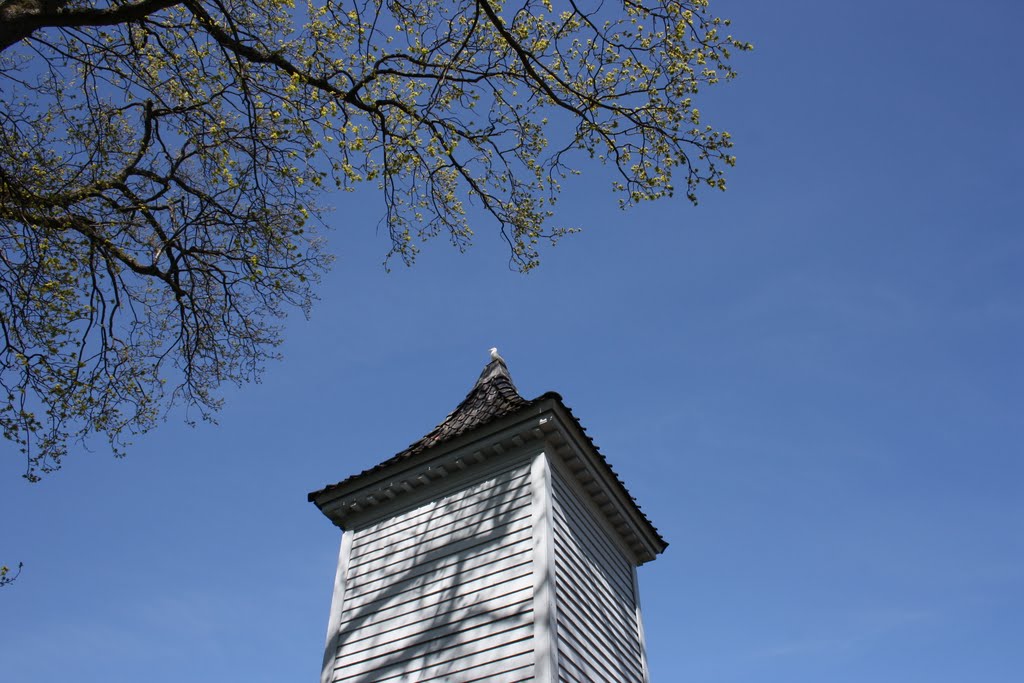 Shadow at the tower by Mona Lygre