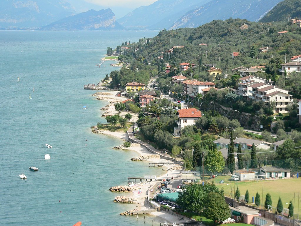 Italy: Gardalake, Malcesine - view from the Scaligero Castle by Yory