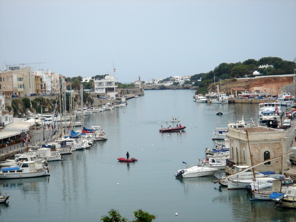 The cleaning of the harbour of Ciudadela after the Rissaga (local disaster because of tide) of June, 2006 by Spiritualized Kaos