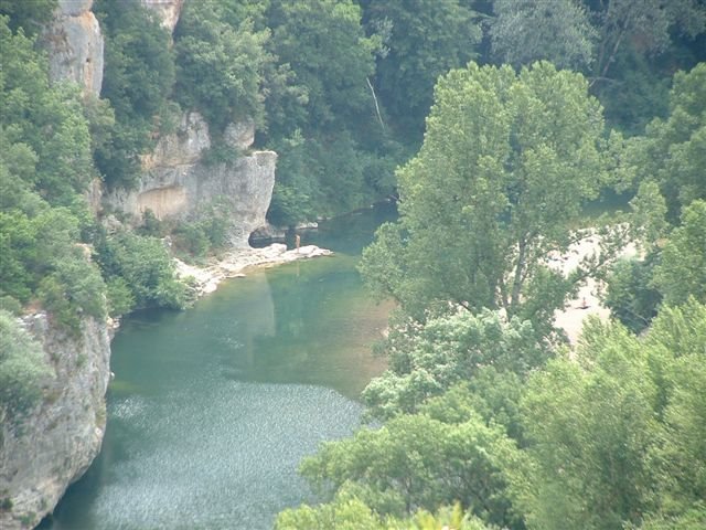 River Cèze at St-Privat-de-Champclos by David Jimmink