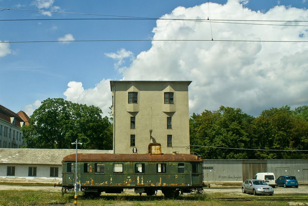 Győr vasútállomás‎ - Train Station Gyor, Hungary by GuoJunjun