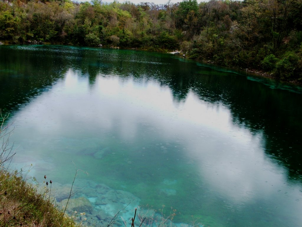 Forgaria - Riserva Naturale Regionale di Cornino -particolare del lago - by armenante enzo