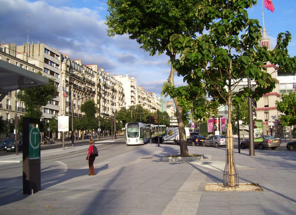 Waiting on Boulevard Victor near Paris Expo,France by Manuel Santiago