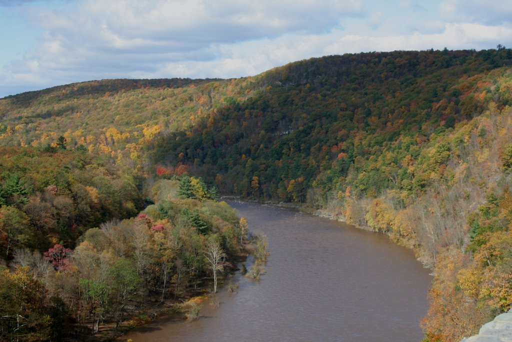 Deleware River Looking North from Hawks Nest by Scott Hanko