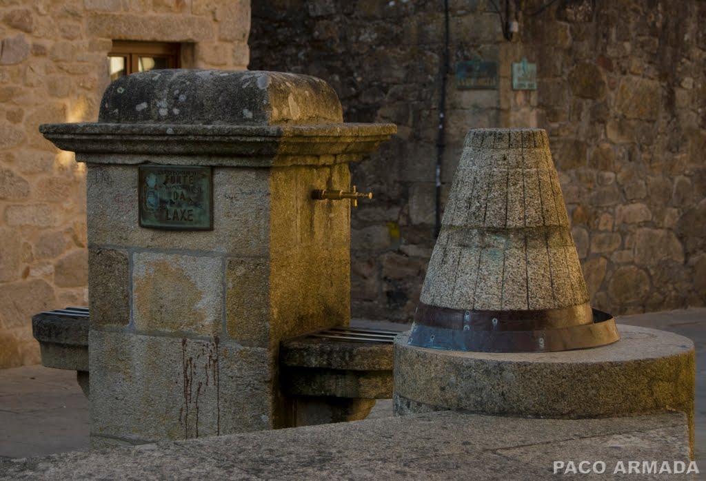 Fonte da Laxe. Baiona (agua bendita. 1956) by PACO ARMADA