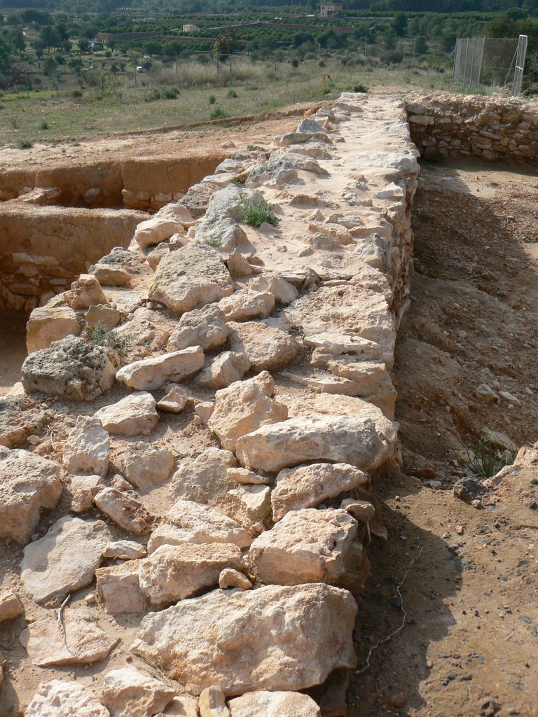 Muralla poblado Ibero by msotomayor