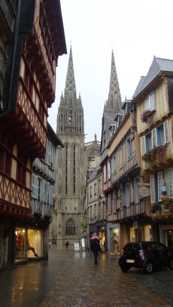 Vista catedral de Quimper by carmelops