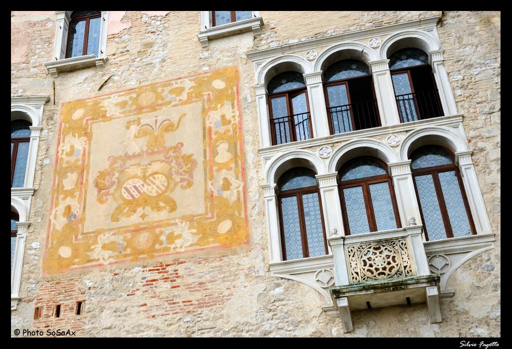 18 - Particolare del palazzo di Castelbrando - Cison di Valmarino (TV) by Silvio Fagotto Fotografia