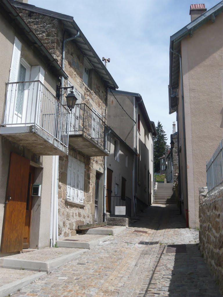 Rue du Petit Paris; Saint-Agrève (Ardèche) by Arnaud-Victor Monteux