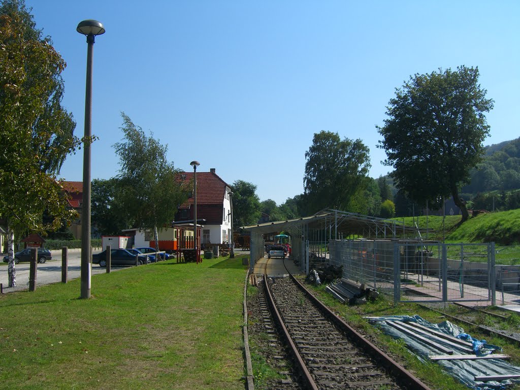 Heutiges Bahnhofsgelände by Schmalspur Sa.