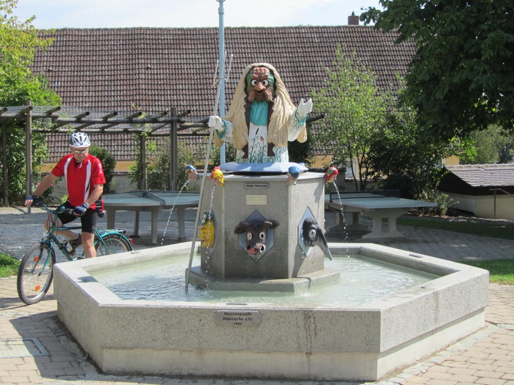 Narrenbrunnen in Bad Buchau by Cebulonum