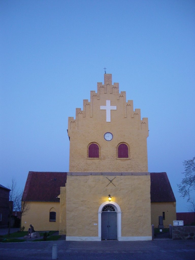 Allinge Church - Bornholm by Niels Brandt