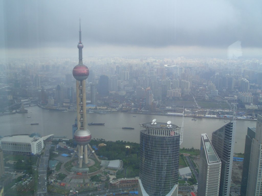 Shanghai: Vista desde el Jinmao by Jotadepe