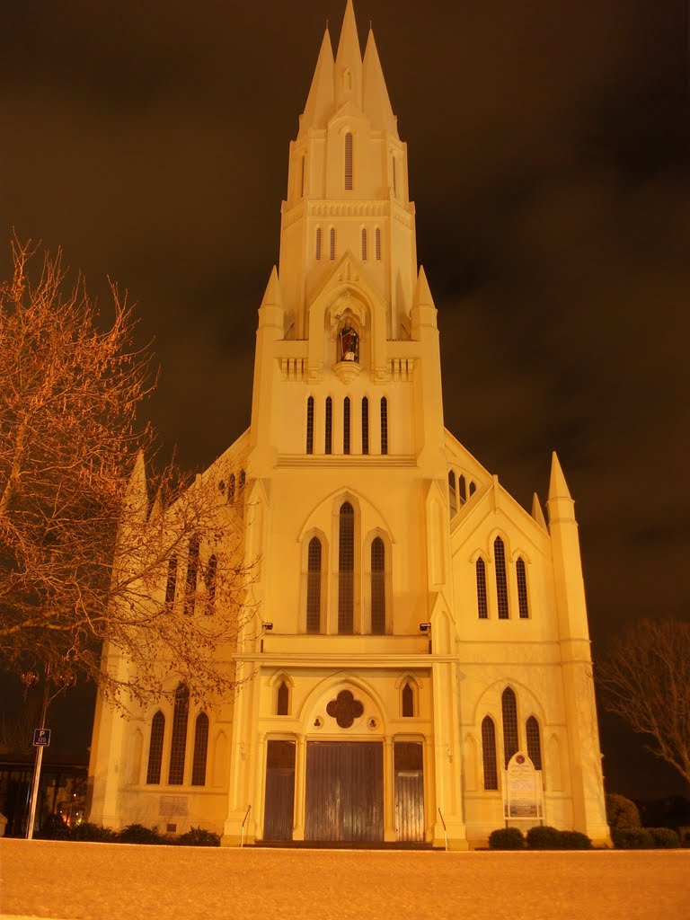 Cathedral of The Holy Spirit by night by BJScelly