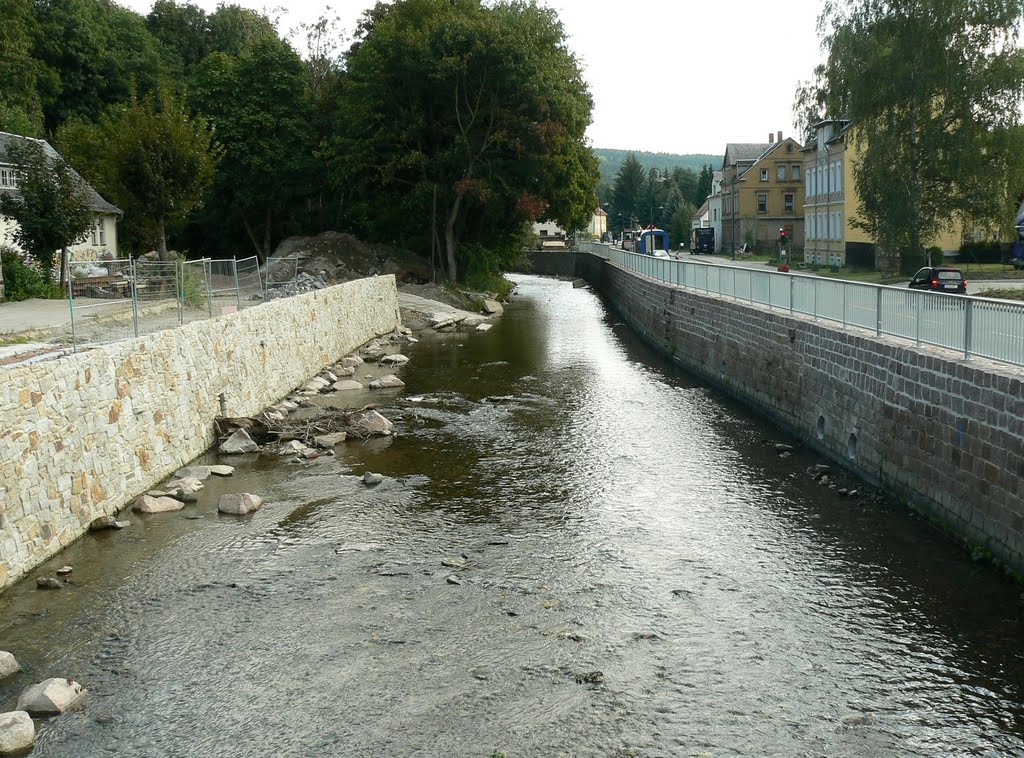 Chemnitz OT Erfenschlag - Hochwasserschutzmaßnahmen an der Zwönitz by Thomas Eichler