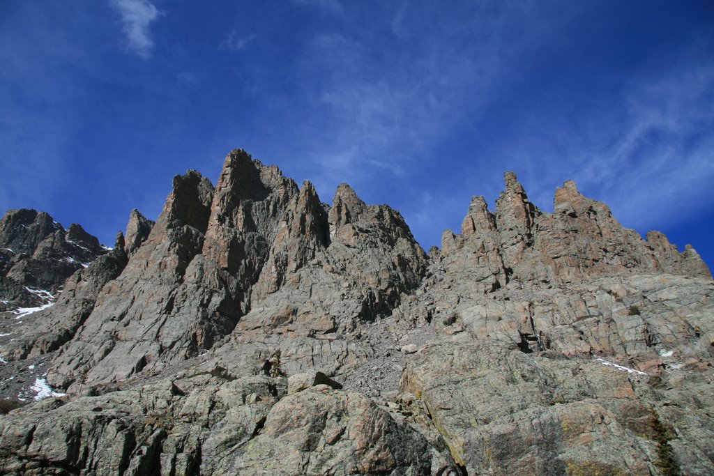 Cathedral Group, Sky Pond, Rocky Mountain National Park by Richard Ryer