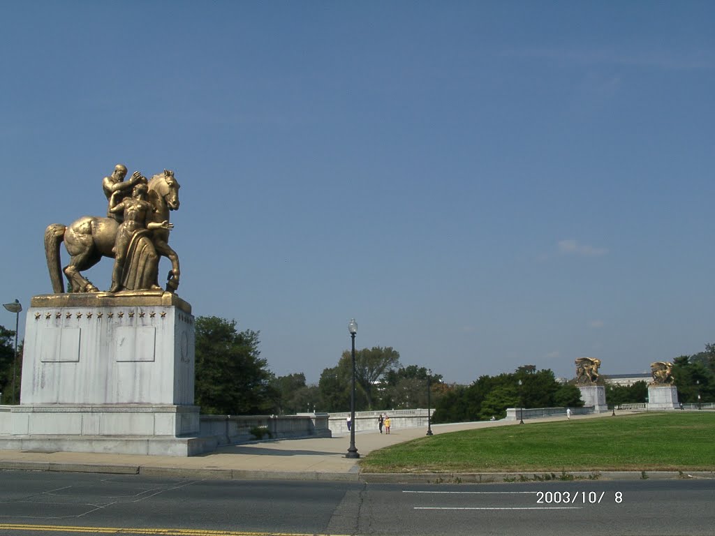 Arlington Memorial bridge by Antoine Jasser