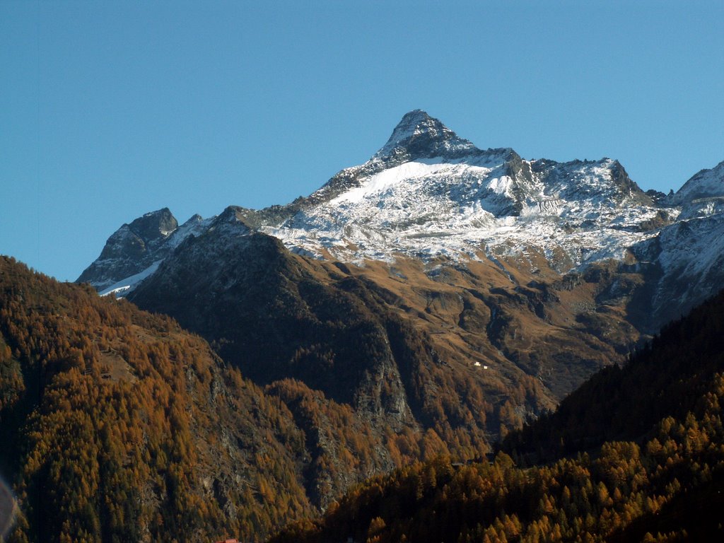 Hiteres Gantertal mit Bortelhorn by Burgener  Norbert