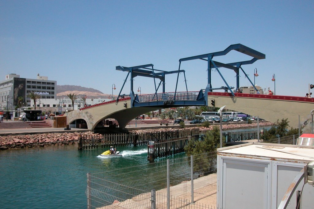 Eilat Marina Bridge by Alex Okun