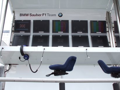 Silverstone, BMW Sauber control stand (2007) by jk1812