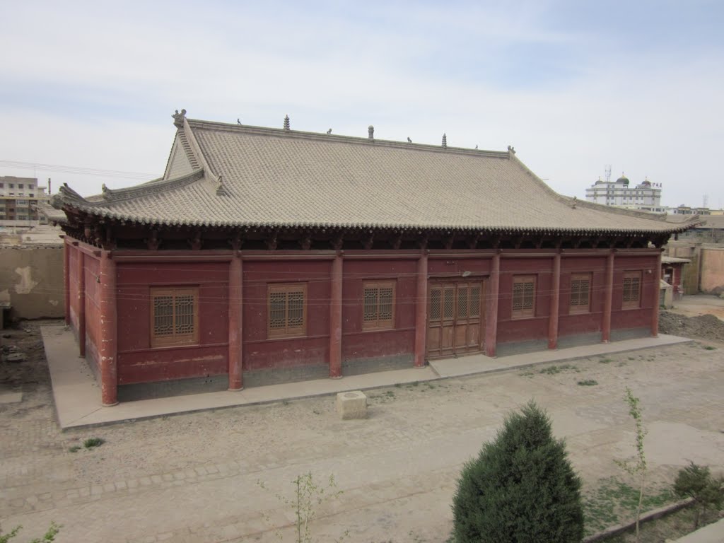 Wuwei - Back building of the Temple of Confucius by MalteLauridsBrigge