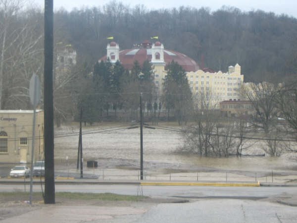 West Baden Springs Hotel in a flood by Evking22