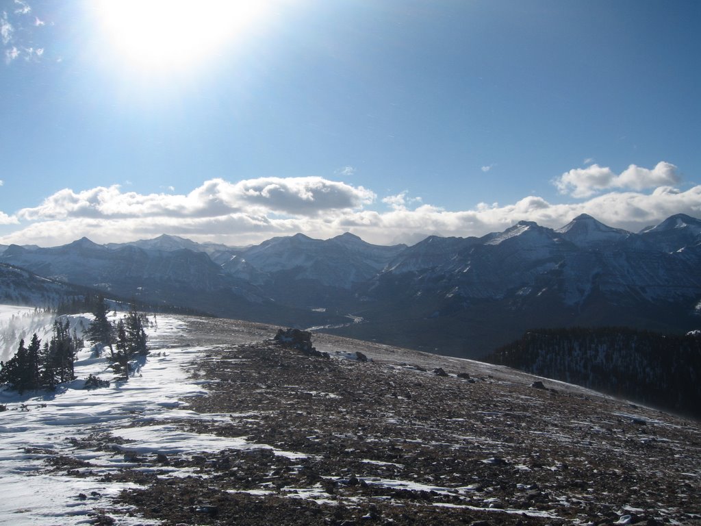 View South along Forgetmenot Ridge by John McCall