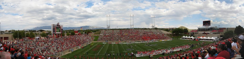 University of New Mexico football stadium by James Stillwagon