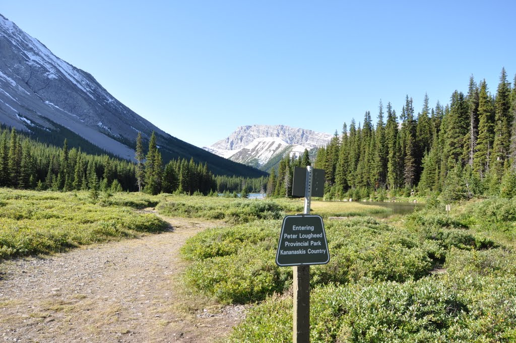 Entering Peter Lougheed Provincial Park at Elbow Lake by MLB2