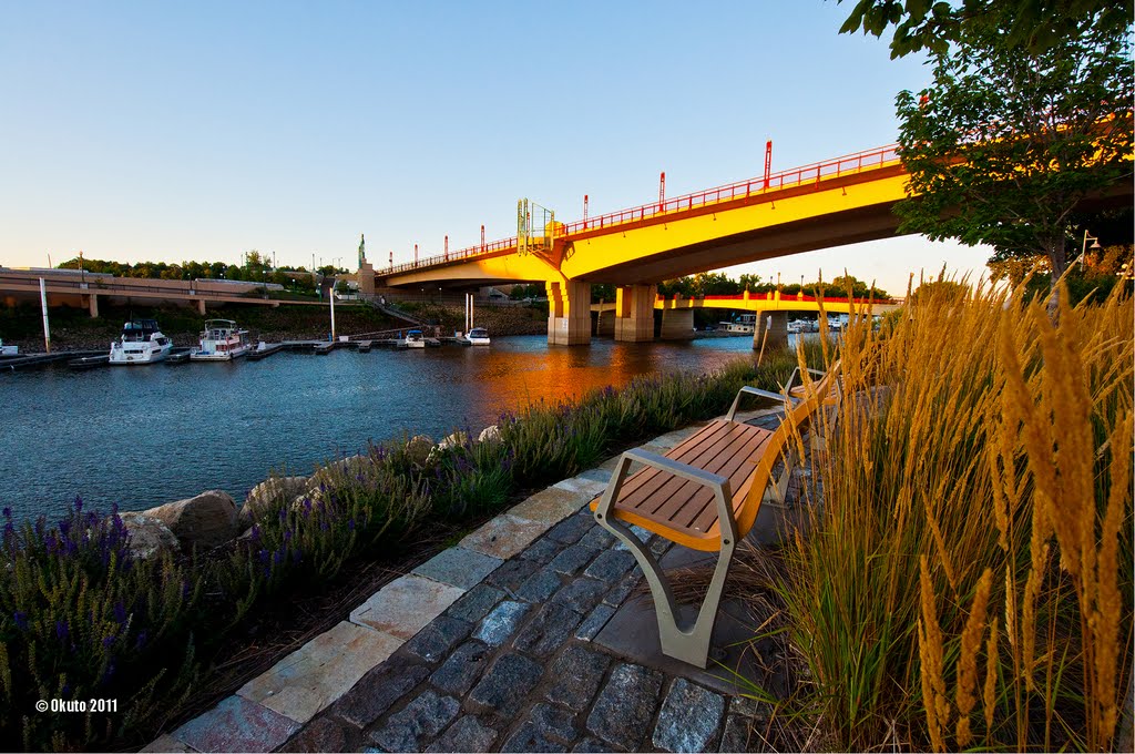 Yellow bridge by Okuto