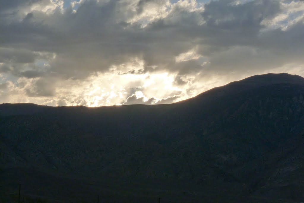 Sunset over Mount Grant from near Hawthorne by Steven James