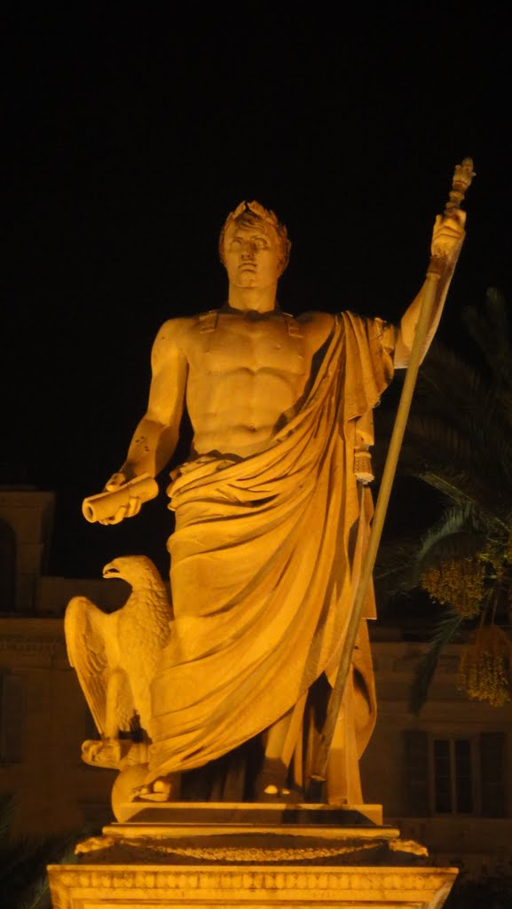 Statue of Emperor Napoléon Bonaparte - Place Saint Nicolas, Bastia by Diego Giuseppe