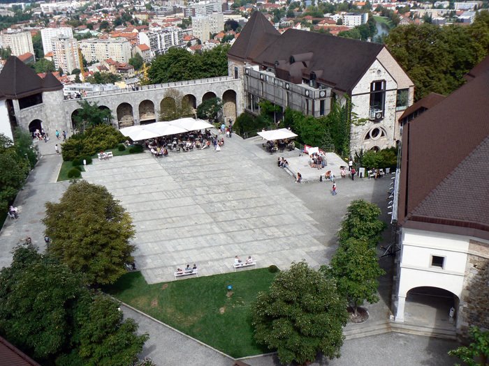 The castel of Ljubljana by Krissi