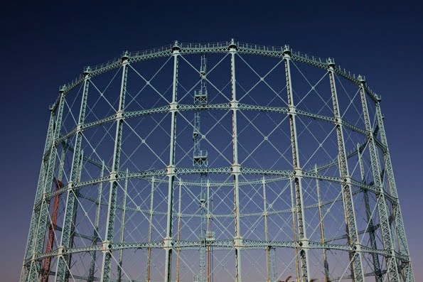 Gasometer Granton Edinburgh by photomorrison