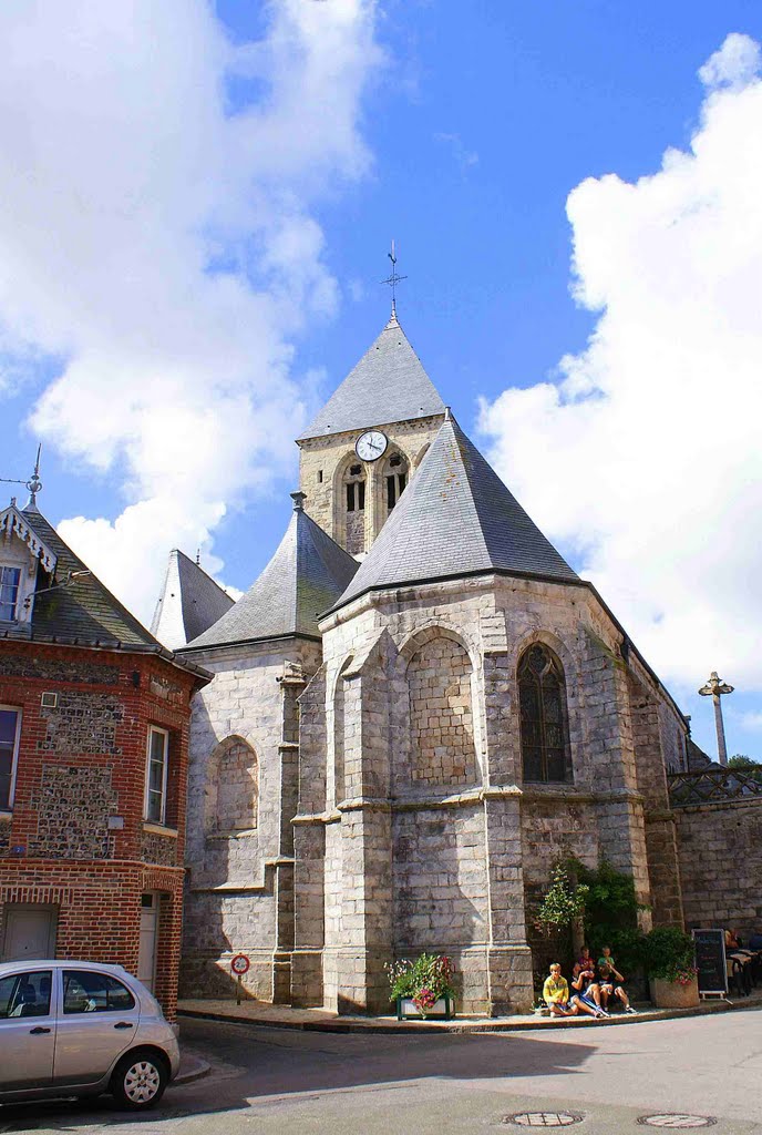 VEULES les ROSES - la vieille église by J Ph. HEBRARD