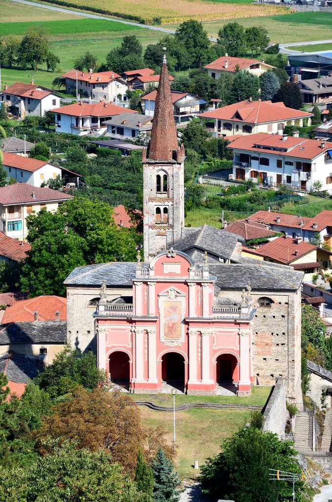 La Chiesa di S. Giovanni, d’impianto gotico: lastra sepolcrale 1474, ciclo pittorico dei fratelli Biazaci ( seconda metà sec. XV) by violapinnata