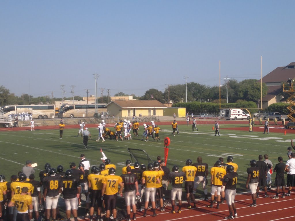 Football game at Seguin by Meursault