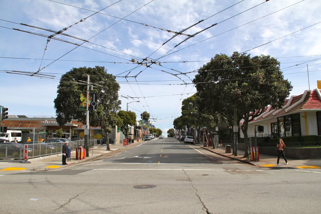 Haight Street from the west end of it, San Francisco USA by Erica Chang