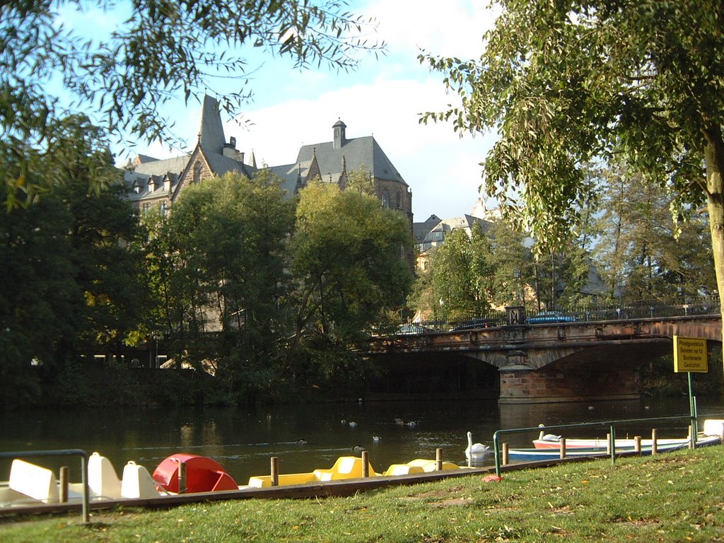 Old University at River Lahn by Andreas Wolff