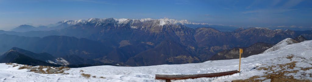 Panorama from Porezen (9.3.2011) by Peter Malovrh