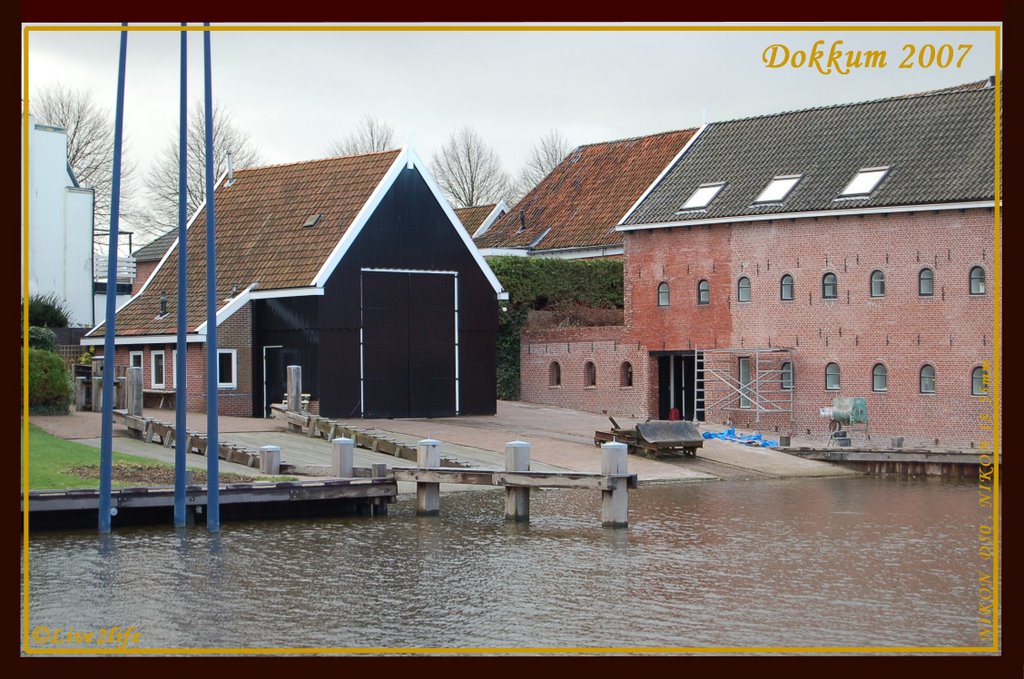 dock in dokkum by Michel ten Brinke