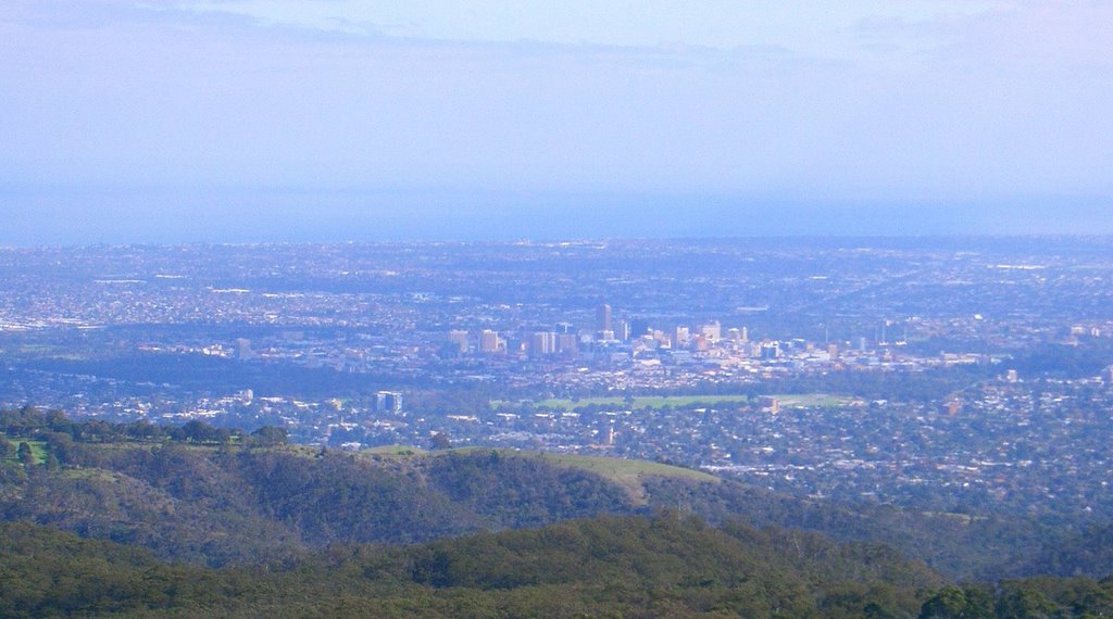 Adelaide from Mt. Lofty by Atkinsuk